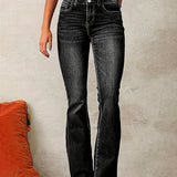 Marylène – Trendy High-Waisted Flared Jeans