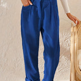Marlene - Casual Women's High-Waisted Pants