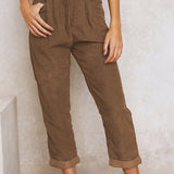 Marlene - Casual Women's High-Waisted Pants