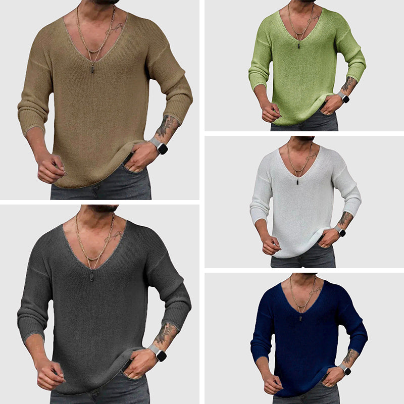 Λεωνίδας – Βαμβακερή Φανέλα V-Neck με Κομψό Στυλ