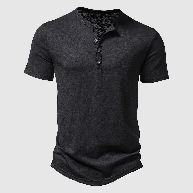 Λεωνίδας – Βαμβακερή Τ-shirt με Καλοκαιρινή Χαλάρωση