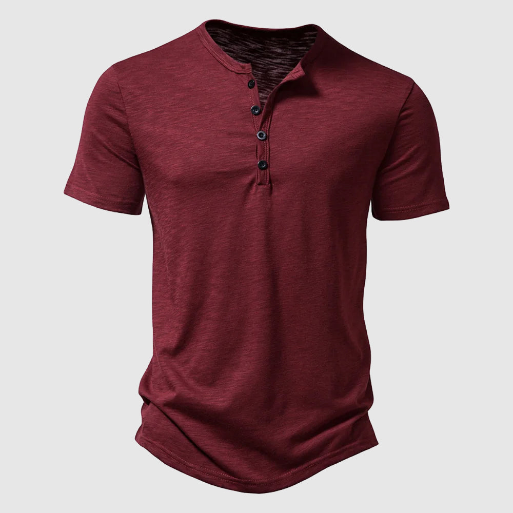 Λεωνίδας – Βαμβακερή Τ-shirt με Καλοκαιρινή Χαλάρωση