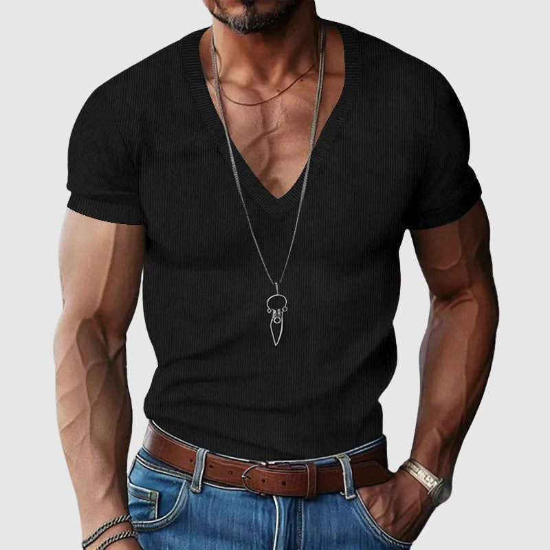 Λεωνίδας – Κομψό Φανελάκι V-Neck από Βαμβάκι