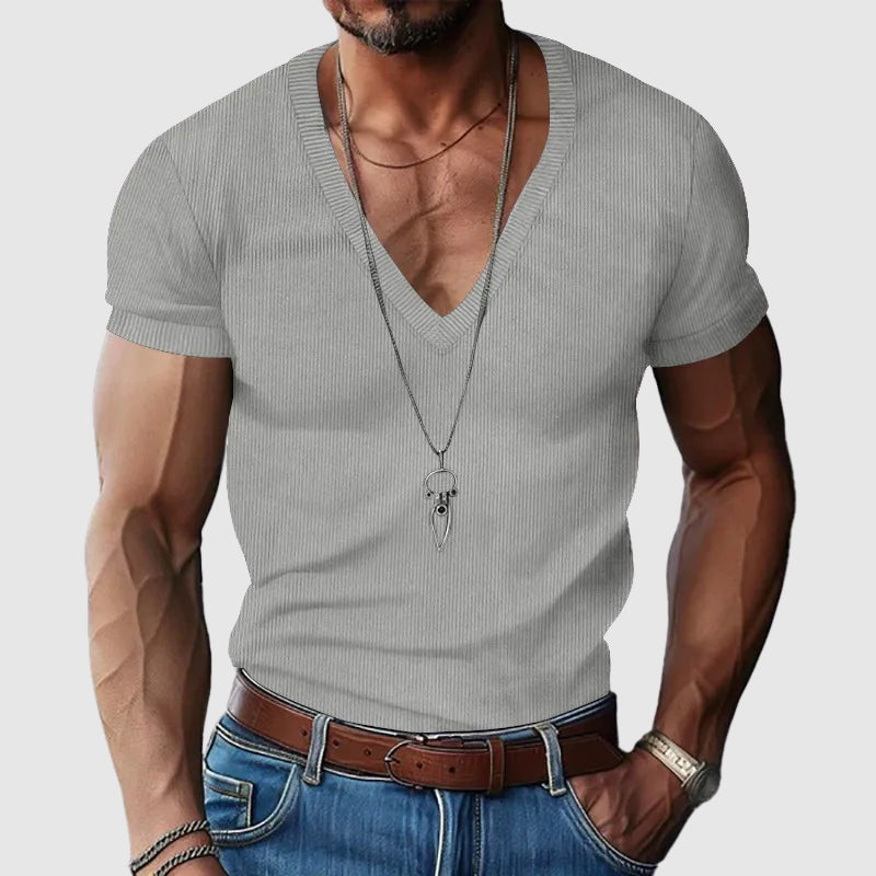 Λεωνίδας – Κομψό Φανελάκι V-Neck από Βαμβάκι