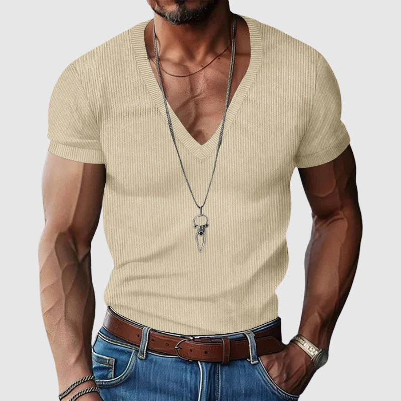 Λεωνίδας – Κομψό Φανελάκι V-Neck από Βαμβάκι