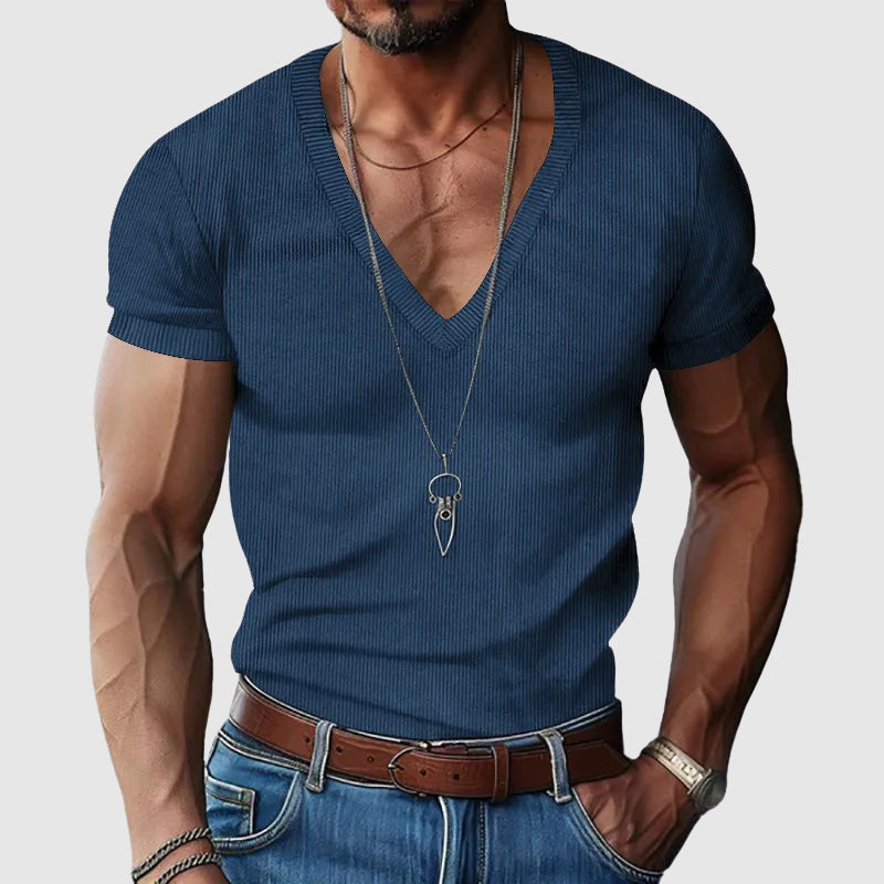 Λεωνίδας – Κομψό Φανελάκι V-Neck από Βαμβάκι