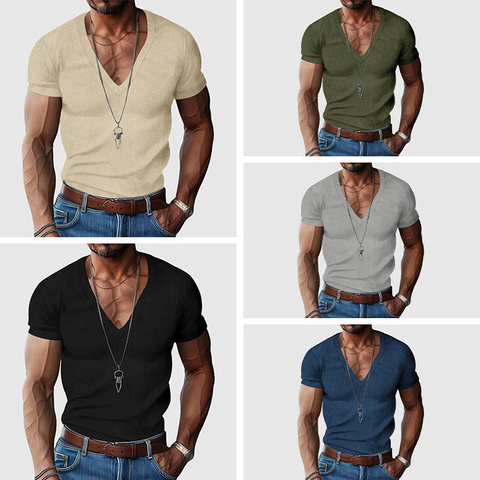 Λεωνίδας – Κομψό Φανελάκι V-Neck από Βαμβάκι