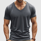 Λεωνίδας – Κλασική Βαμβακερή Μπλούζα T-shirt με Κομψό Στυλ