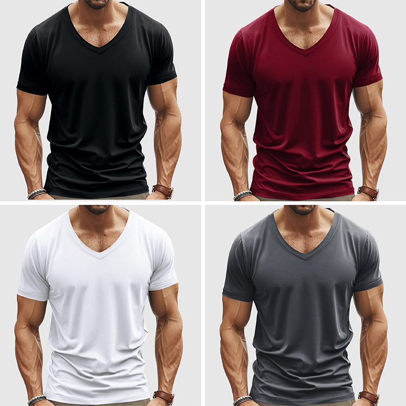 Λεωνίδας – Κλασική Βαμβακερή Μπλούζα T-shirt με Κομψό Στυλ