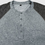 Λεωνίδας – Πουκάμισο Henley με Διπλή Απόχρωση και Κομψή Υφή