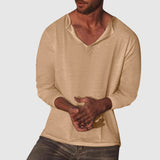 Λεωνίδας – Απαλό Πουκάμισο V-Neck με Κομψή Γραμμή