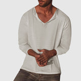 Λεωνίδας – Απαλό Πουκάμισο V-Neck με Κομψή Γραμμή
