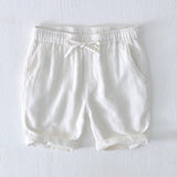 Lorenzo Vitali Ocean Breeze Linen Shorts