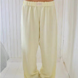 Paula – Wide-Cut Lounge Pants with Elastic Waistband