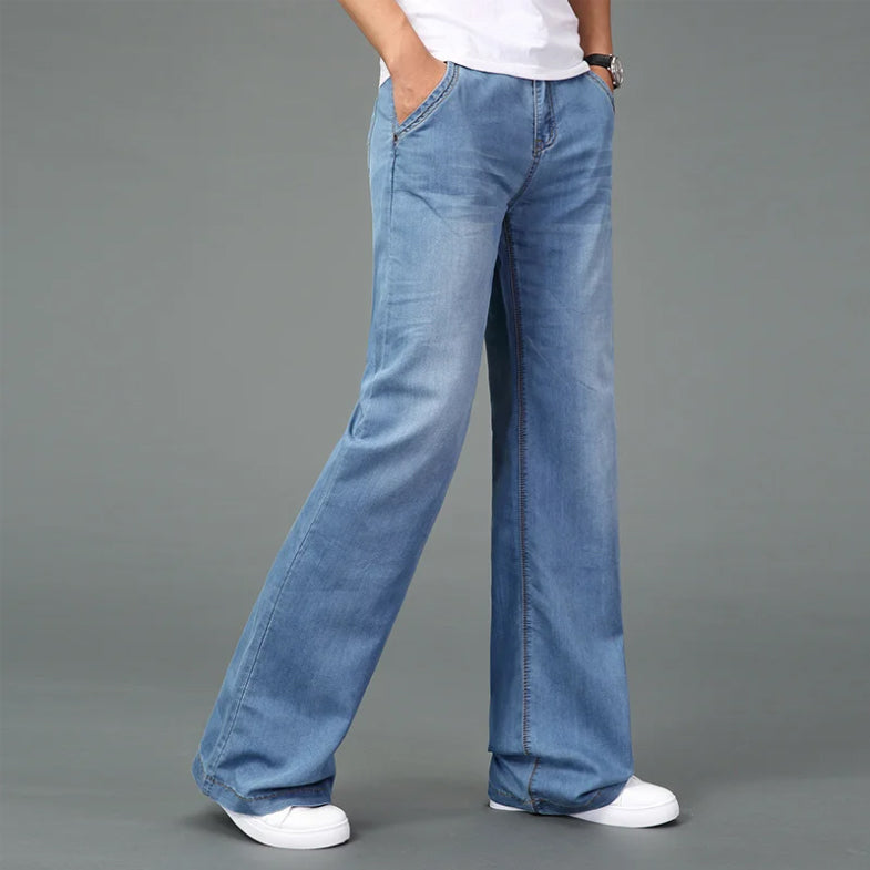 Σταύρος – Τζιν Μπότες Bootcut με Κομψή Γραμμή