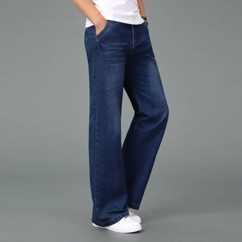 Σταύρος – Τζιν Μπότες Bootcut με Κομψή Γραμμή