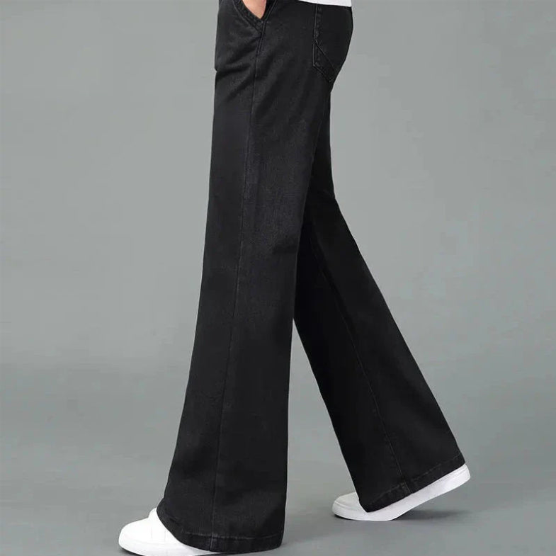 Σταύρος – Τζιν Μπότες Bootcut με Κομψή Γραμμή