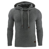 Πέτρος – Χειμερινό Hoodie με Ύφανση Waffle και Κομψά Σχοινάκια
