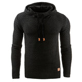 Πέτρος – Χειμερινό Hoodie με Ύφανση Waffle και Κομψά Σχοινάκια