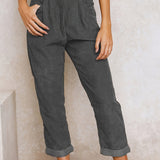 Marlene - Casual Women's High-Waisted Pants