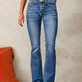 Marylène – Trendy High-Waisted Flared Jeans