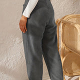Marlene - Casual Women's High-Waisted Pants