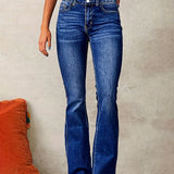 Marylène – Trendy High-Waisted Flared Jeans